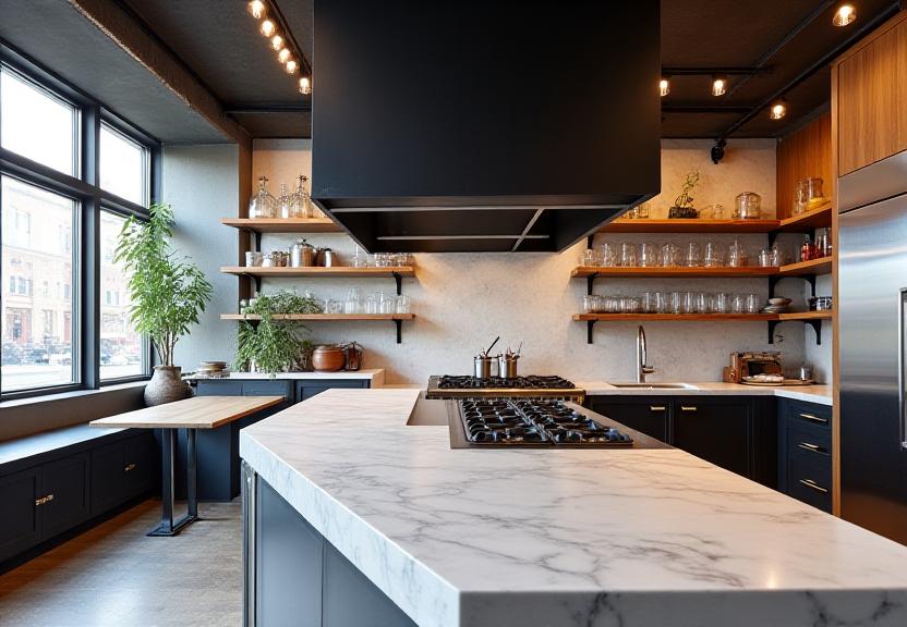 A wide view of the South 4th Street culinary studio